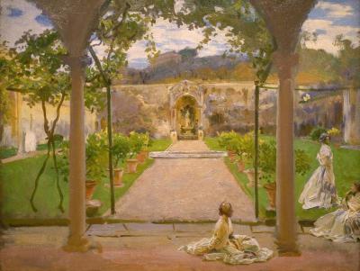 [Sargent - At Torr Galli, Ladies in a Garden] 