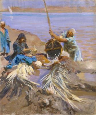 [Sargent - Egyptians Raising Water from the Nile] 
