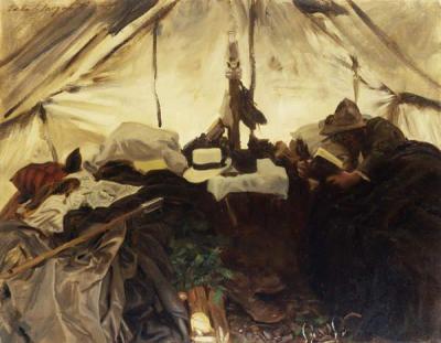 [Sargent - Inside a Tent in the Canadian Rockies] 