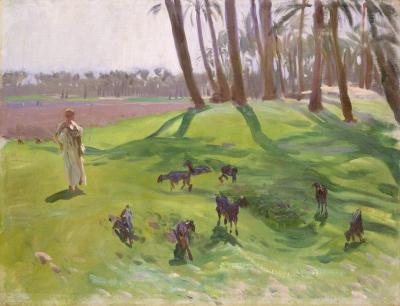 [Sargent - Landscape with Goatherd] 