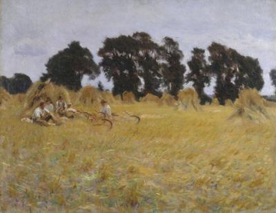 [Sargent - Reapers Resting in a Wheat Field] 