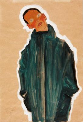 [Schiele - Boy in Green Coat] 