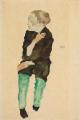 [Boy with Green Stockings]