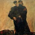 [The Hermits, Self Portrait with Gustav Klimt]