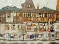 [House with Drying Washing]