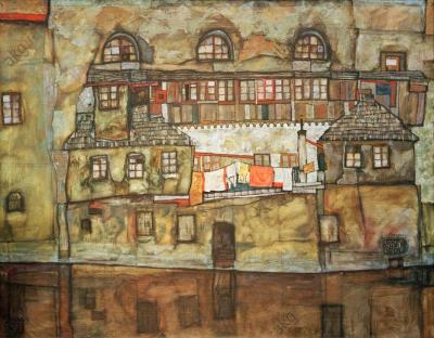 [Schiele - Houses by the River] 
