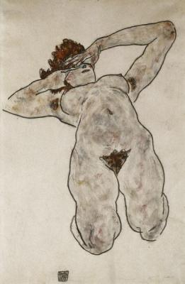 [Schiele - Nude Lying Down] 