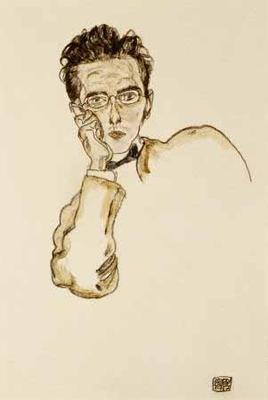 [Schiele - Portrait of the Art Dealer Paul Wengraf] 