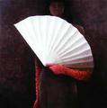 [Girl with White Fan]