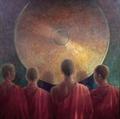 [Young Monks with Gong]