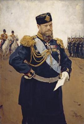[Serov - Portrait of Tsar Alexander III] 