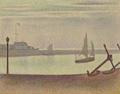 [The Channel at Gravelines, Evening]