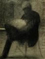 [Man Sitting on a Terrace, Reading]