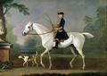 [Sir Roger Burgoyne Riding 'Badger']