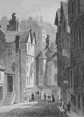 [Shepherd - High School, Wynd, Edinburgh engraved by William Watkins] 