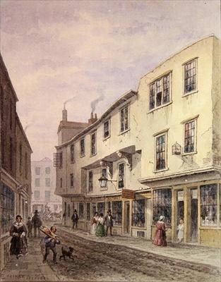 [Shepherd - Old House at the Entrance to Leather Lane] 