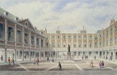 [Shepherd - Courtyard of St Thomas's Hospital, Southwark, London] 