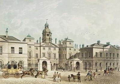 [Shepherd - A View of the Horse Guards from Whitehall engraved by J.C Sadler] 