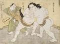 [The Wrestling Match between Kimenzan Tanigoro and Edogasaki Gemji]