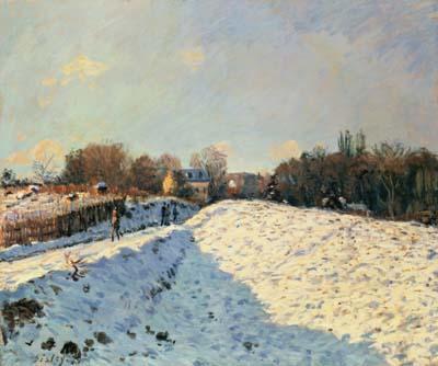[Sisley - Effect of Snow at Argenteuil] 