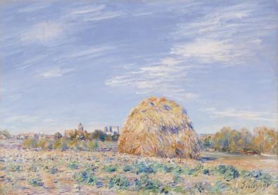 [Sisley - Haystack on the Banks of the Loing] 