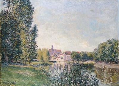 [Sisley - Le Loing and the Church] 