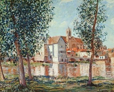 [Sisley - The Loing at Moret, September Morning] 