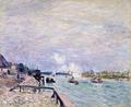 [The Seine at Grenelle, Wet Weather]