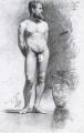 [Academic Male Nude with a Grecian Urn]