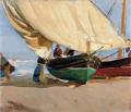 [Fishermen, Stranded Boats, Valencia]