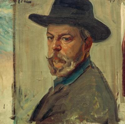 [Sorolla - Self Portrait with Hat] 