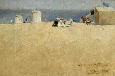 [Stanhope Forbes - Beach Scene, St. Ives] 