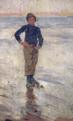 [Stanhope Forbes - Boy on a Beach] 