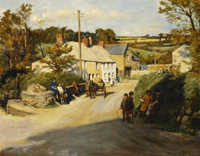 [Stanhope Forbes - A Cornish Village] 