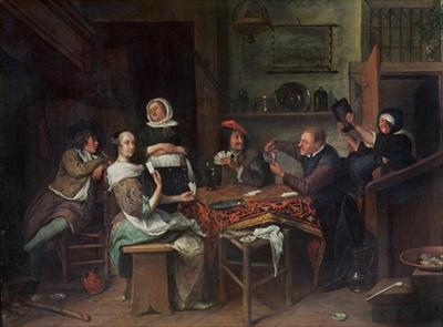 [Steen - The Card Players, 1660] 