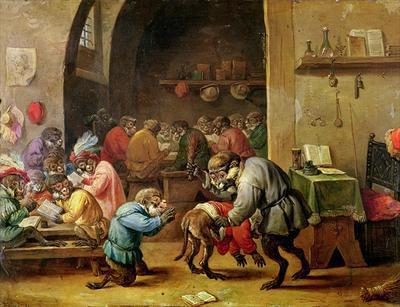 [Teniers - The Monkeys at School] 