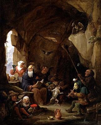 [Teniers - The Temptation of St Anthony in a Rocky Cavern] 