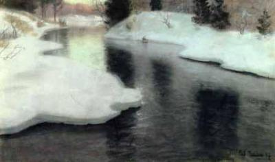 [Thaulow - Thawing Ice: The Lysaker River] 