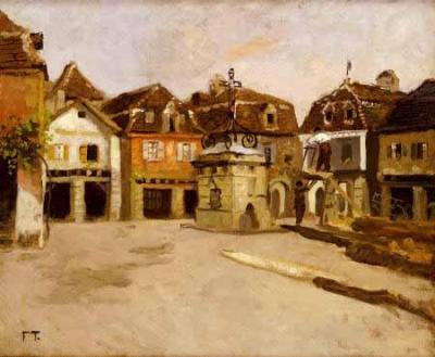 [Thaulow - A Town Square] 