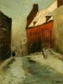 [Winter Street Scene, Montreuil]