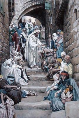 [Tissot - In the Villages, the Sick were Brought out to Him] 