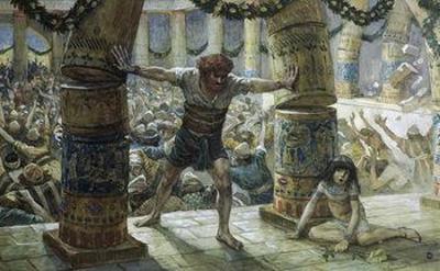 [Tissot - Samson Pulls Down the Pillars] 