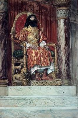 [Tissot - Solomon is made King] 