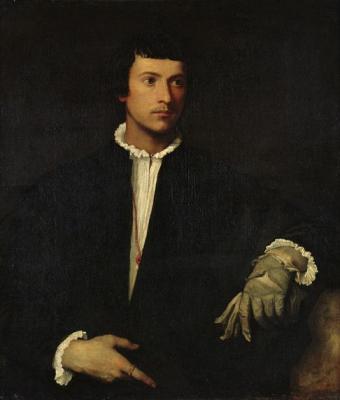 [Titian - The Man with a Glove] 