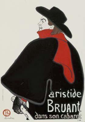 [Toulouse-Lautrec - Aristide Bruant at His Cabaret, 1893] 