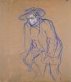 [Aristide Bruant on a Bicycle]