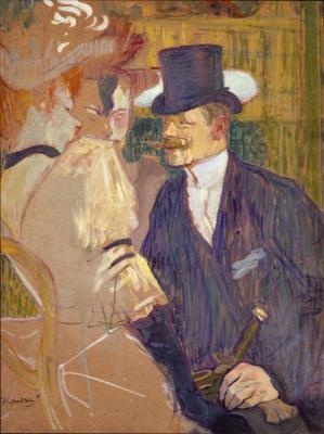 [Toulouse-Lautrec - The Englishman at the Moulin Rouge, 1892] 