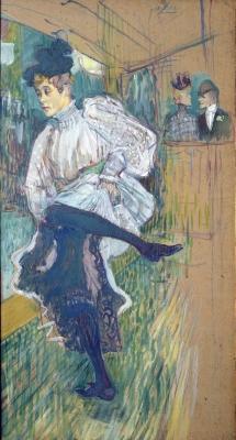 [Toulouse-Lautrec - Jane Avril  Dancing] 
