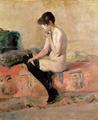[Nude Woman Seated on a Divan]