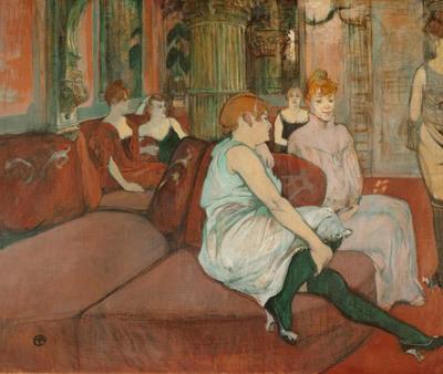 [Toulouse-Lautrec - At the Salon de la Rue des Moulins] 